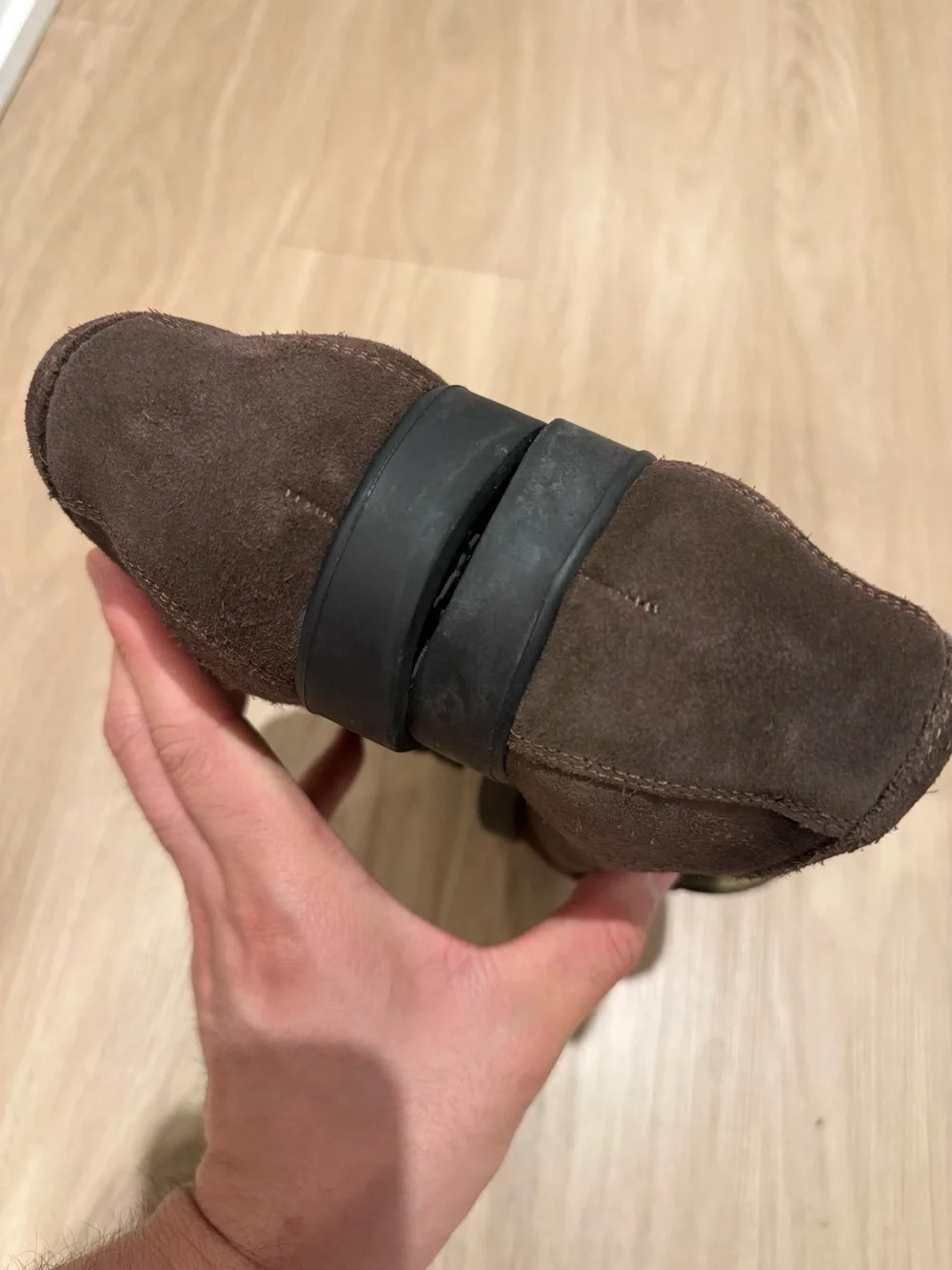 Men's Brown Suede Penny Loafers - Classic Slip-On Style